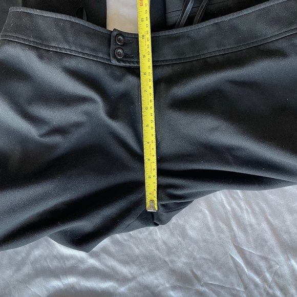 Women  PANT Mexx Hip Hugger Bell Bottom - VINTAGE  – BLACK  Size 14 US - Picture 7 of 9